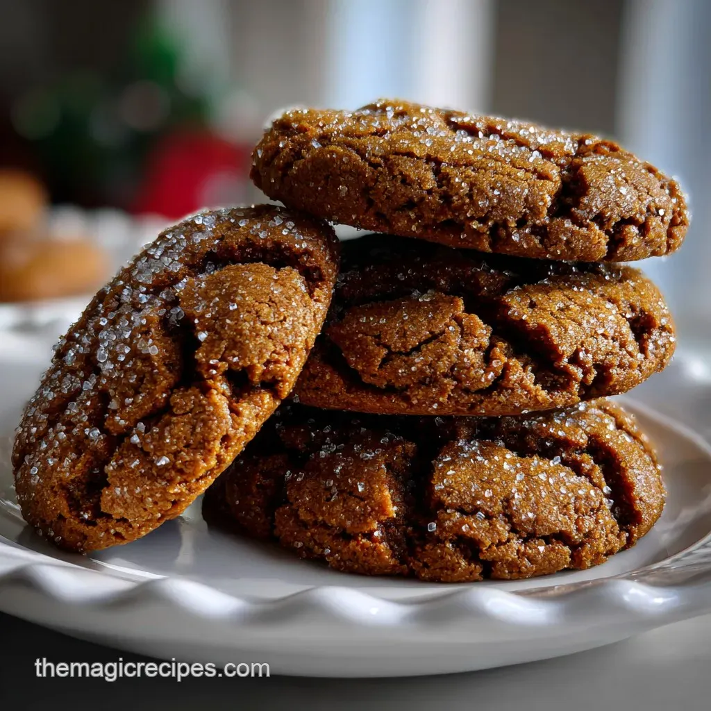 Molasses Magic: Crafting the Perfect Chewy Gingersnap Cookie